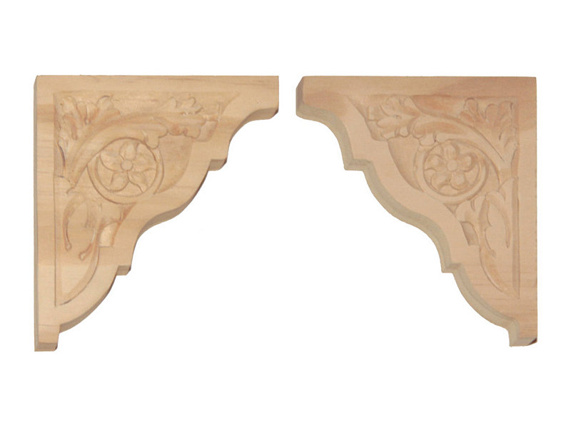 Decorational Corner Carving Pine T2 - Click Image to Close