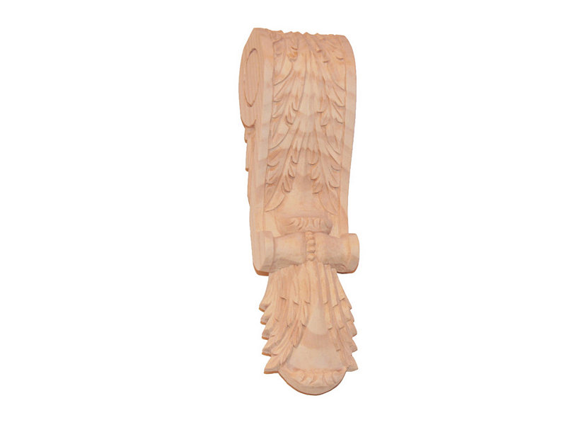 Large Hand Carved Pine Corbel #1 - Click Image to Close