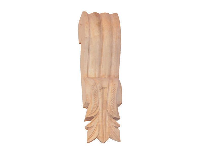 Large Hand Carved Pine Corbel C21 - Click Image to Close