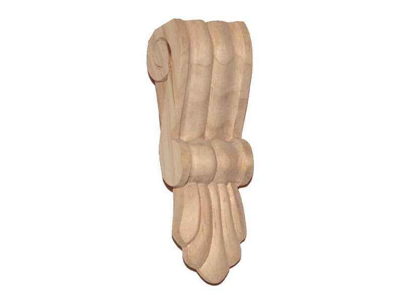 Small Hand Carved Pine Corbel #333 - Click Image to Close