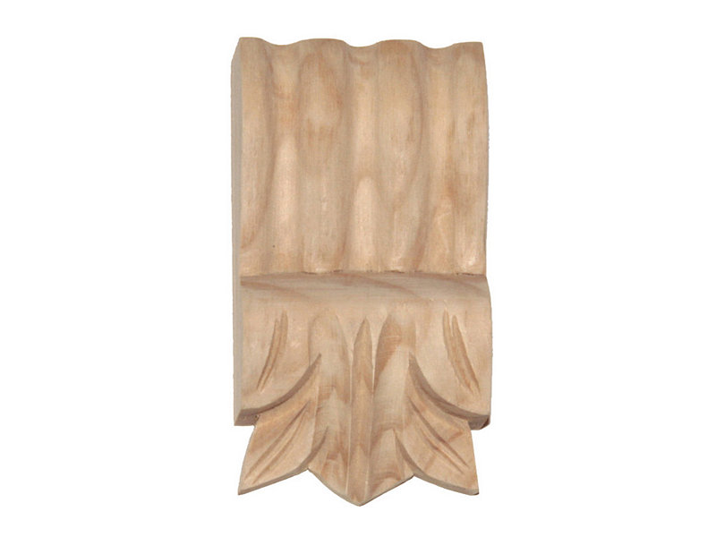 Small Hand Carved Pine Corbel C5 - Click Image to Close