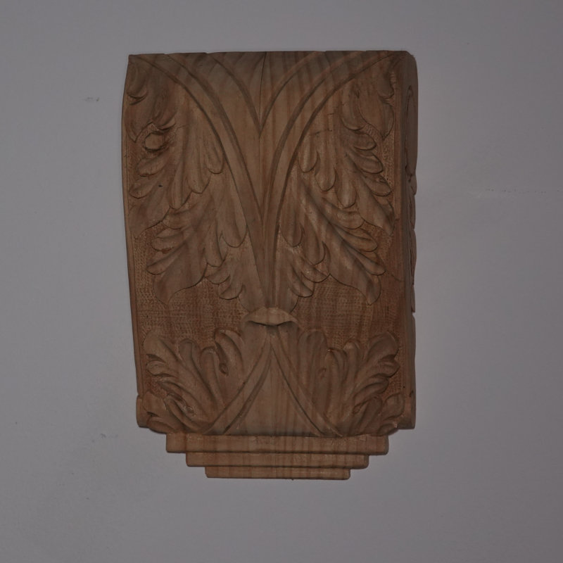 Large Hand Carved Pine Corbel C9 - Click Image to Close