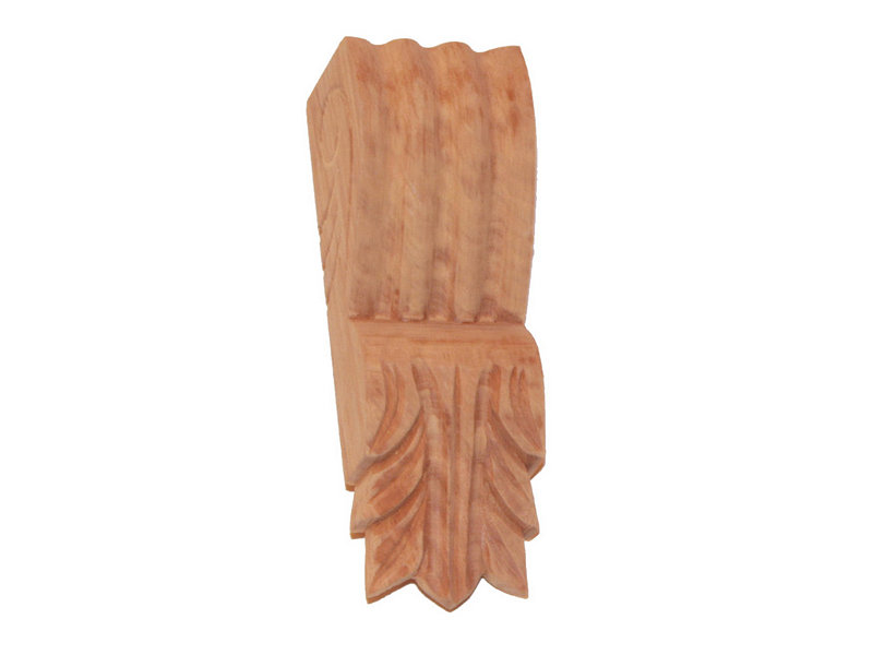 Medium Hand Carved Rosewood Corbel C8R
