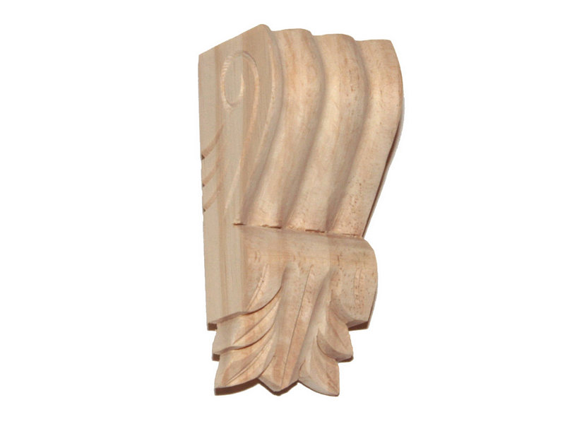 Small Hand Carved Pine Corbel C28