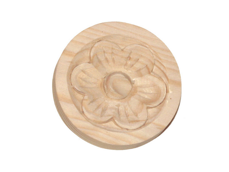 Decorational Round Carving Pine RTR1