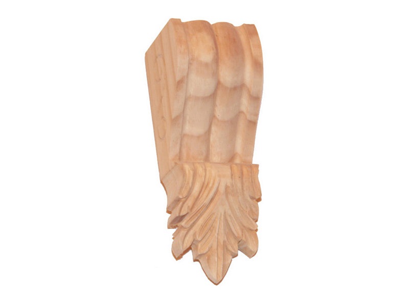 Medium Hand Carved Pine Corbel C7