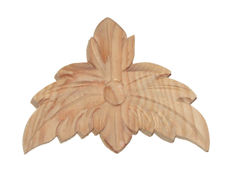 Decorational Flower Carving Pine F1