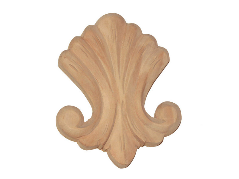 Decorational Scroll Carving Pine SC1