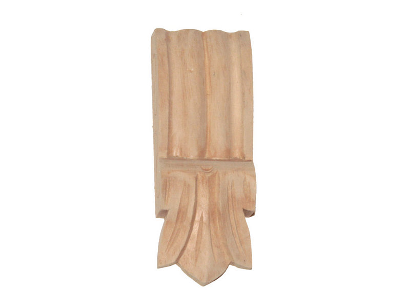 Small Hand Carved Pine Corbel C1 - Click Image to Close
