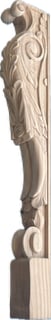 Large Long Hand Carved Pine Corbel PC5