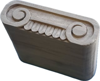Carved TB7D1 Corbel Top Block
