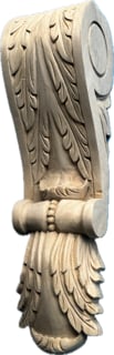 Large Hand Carved Gmelina Corbel #1