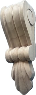 Medium Hand Carved Pine Corbel #33