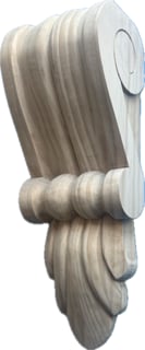 Extra Large Hand Carved Pine Corbel #3L