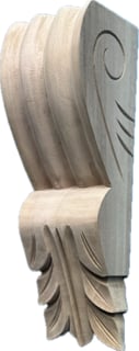 Large Hand Carved Gmellina Corbel C88