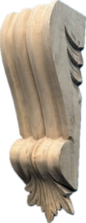 Large Hand Carved Gmelina Corbel C57 GM