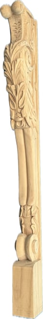 Large Long Hand Carved Pine Corbel P4