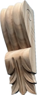 Large Hand Carved Pine Corbel C88